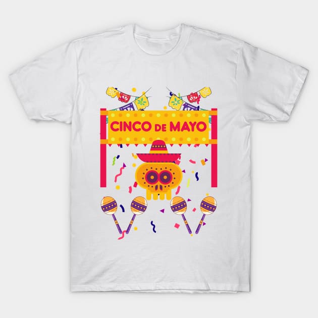 Feliz Cinco De Mayo T-Shirt by Seasonal Besties